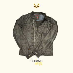 Chaqueta Encerada estilo Motociclista
